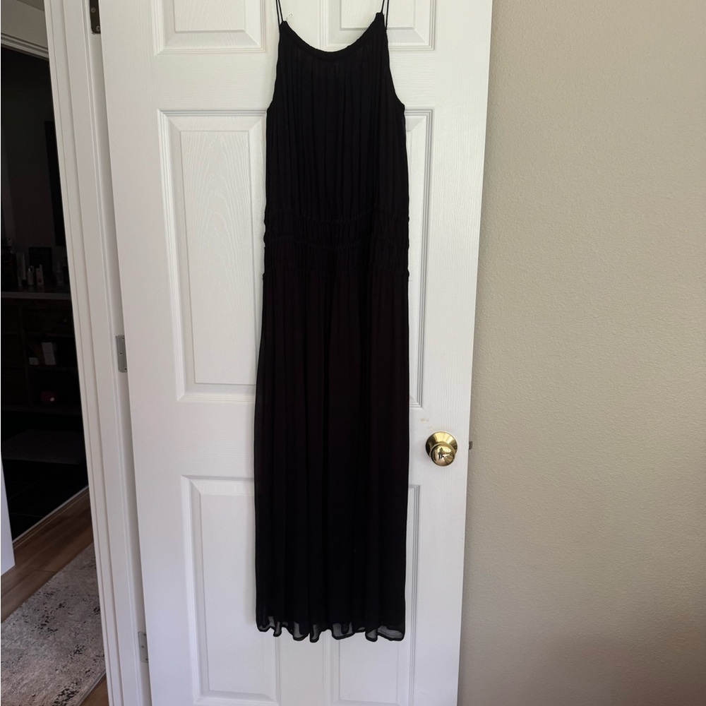 Frame Denim midi shirred dress, size Small, NWT